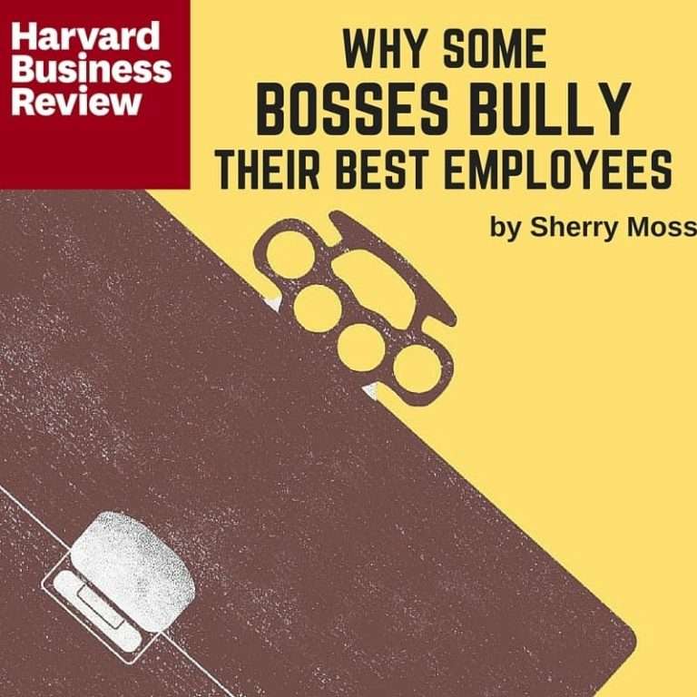 Why some bosses bully their best employees