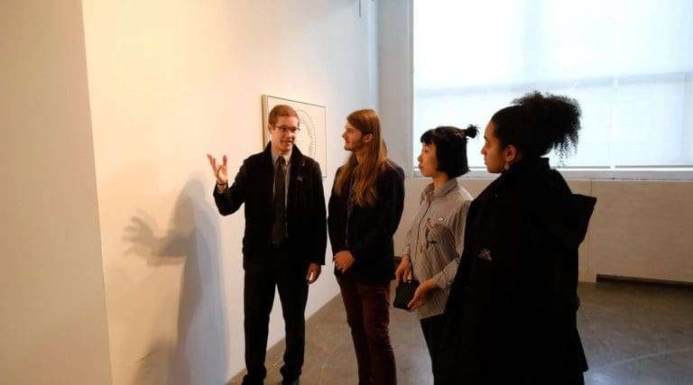 WFU students on art buying trip