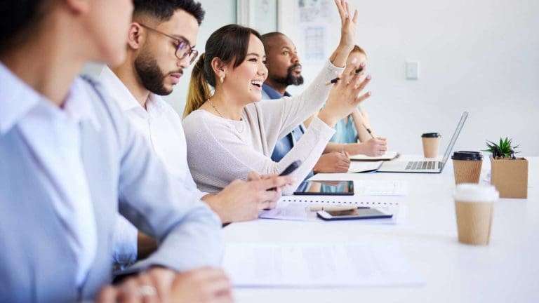 Students in class