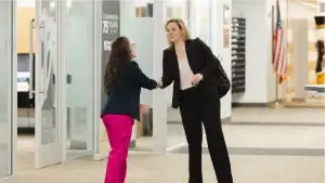 People shaking hands