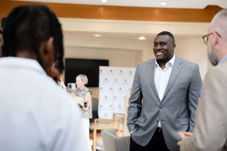 man smiling