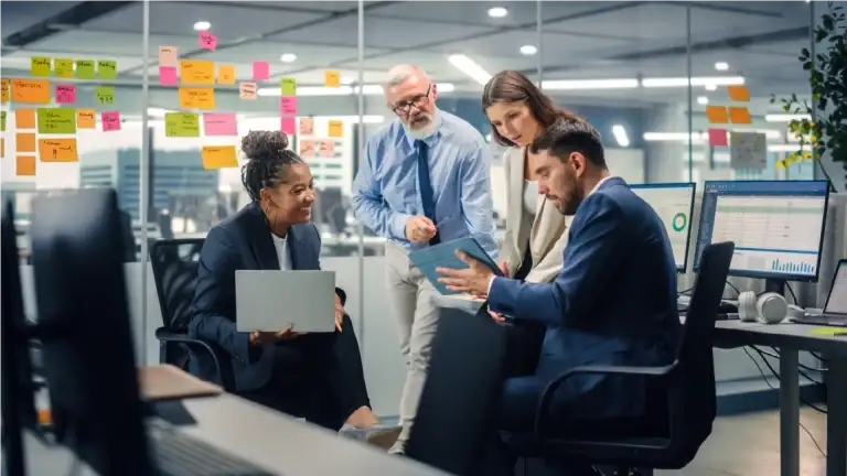 People meeting in a conference room