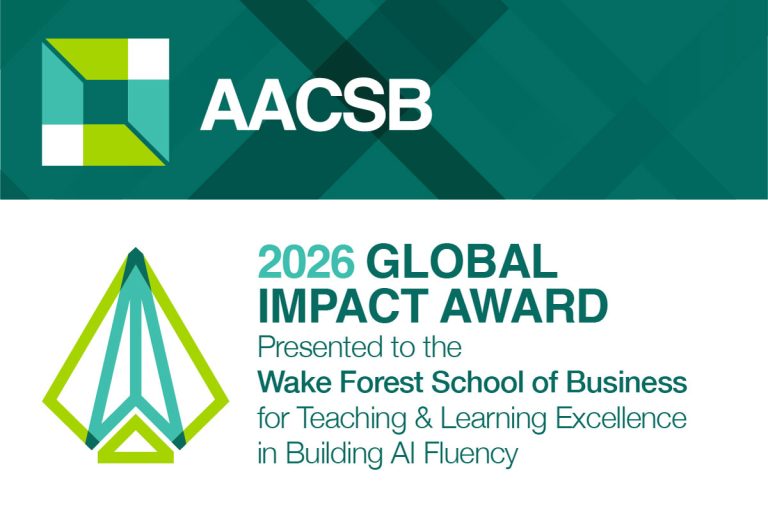 Updated AACSB Award graphic