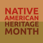 Native American Heritage Month Masthead Revised Typography