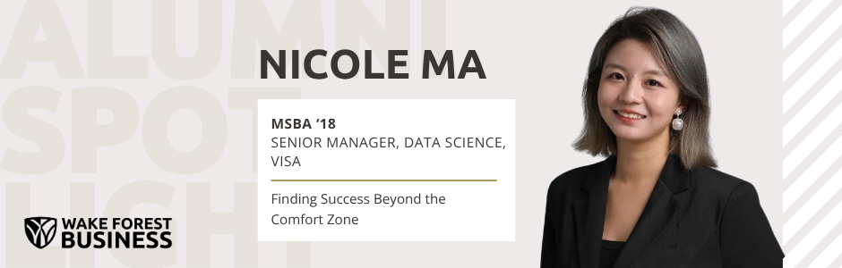 Nicole Ma (MSBA ‘18), Senior Manager, Data Science, Visa